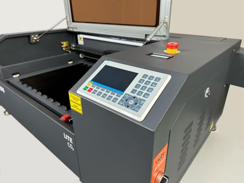 CO2 Lite laser machine - closeup