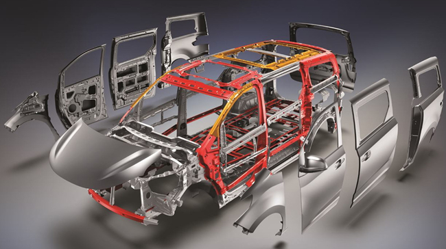 Industria automotriz de corte por láser de acero y aluminio
